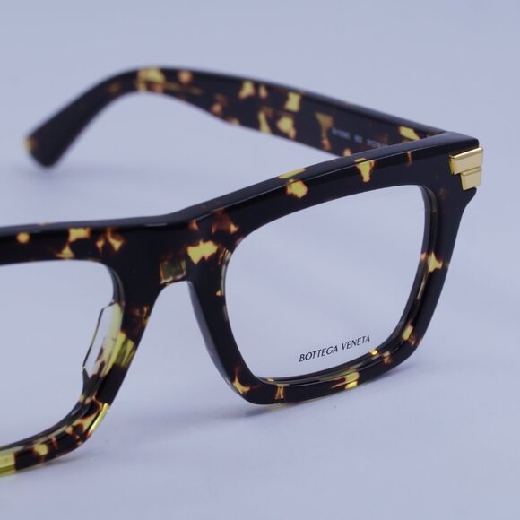 Bottega Veneta BV1059O 002 Eyeglasses Havana 51mm Rectangle Frame - Picture 2 of 10